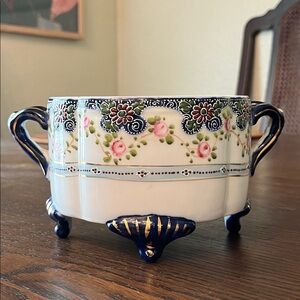 19th Century Hand Painted Japanese Jardiniere Planter